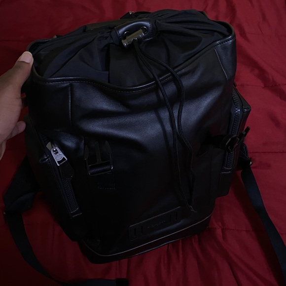 **NWOT $400** Calf Leather COACH backpack - Picture 7 of 12